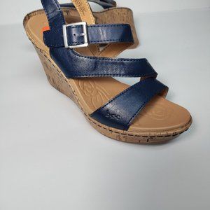 BOC Women's B.O.C, Schirra Wedge Sandal blue